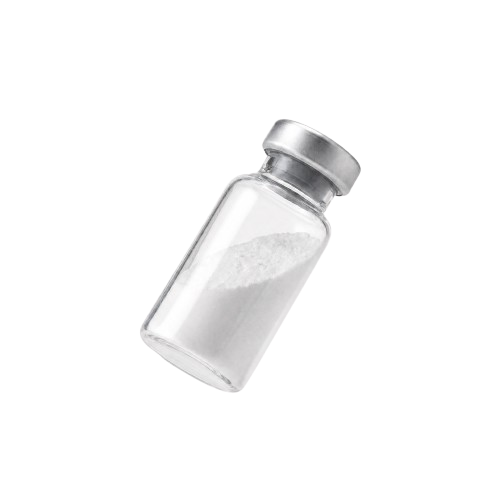 Unbranded laboratory vial representing research supply