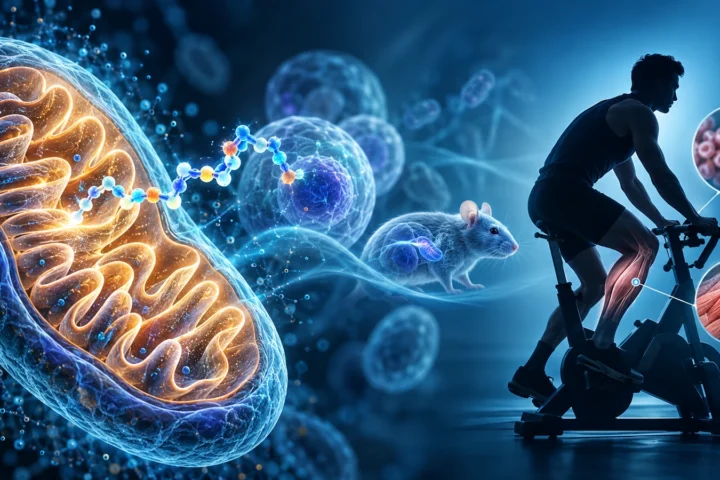 Conceptual evidence pathway from mitochondrial MOTS-c biology and mouse studies to human exercise measurements